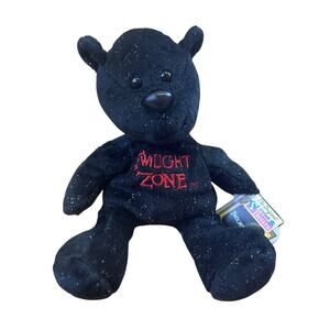Twilight Zone 1999 Musical Bear #2103/ 15000 Rod Serling Black w/ Night Stars